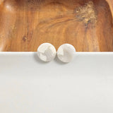 Sophie Studs - Breezy White // Earrings, Spring, Summer