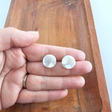 Sophie Studs - Breezy White // Earrings, Spring, Summer