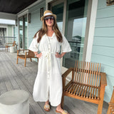 Brise Linen Midi Dress