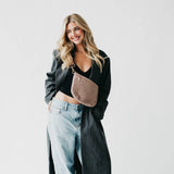 Suede Westlyn Woven Bum Bag - Primrose