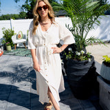 Brise Linen Midi Dress