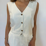 Marta Linen Vest