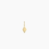 Gorjana Diamond Parker Charm — elegant 18k gold-plated charm with hinge closure for easy styling; measures 1 1/8” drop and ⅜” x ⅝”, a timeless addition to any chain or bracelet.