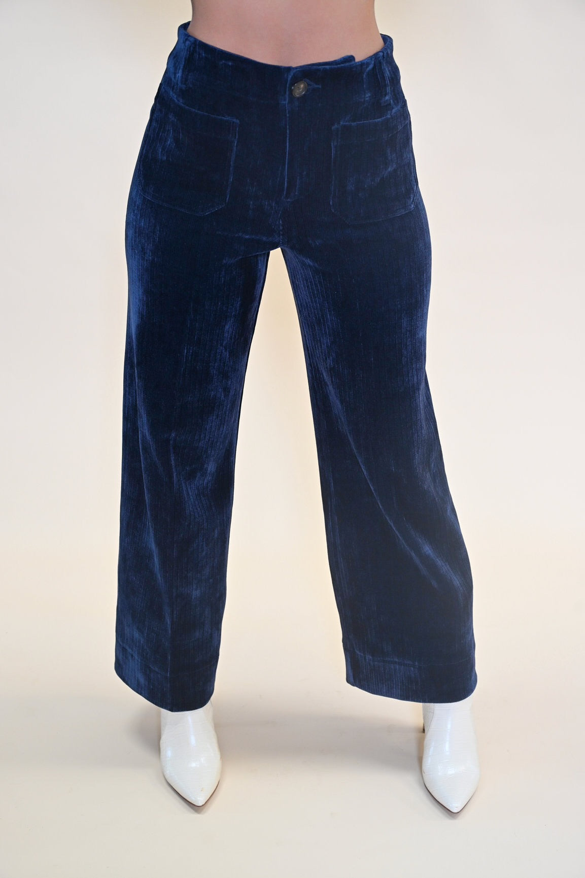 Women’s Audrey Wide Leg Cord Pants — cozy corduroy fabric, polished cuff detail, and relaxed fit for elevated everyday wear.