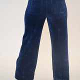Stylish wide-leg corduroy pants with cuffed hem from the Audrey collection — versatile for the office or weekend looks.