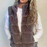 Vince Faux Fur Vest