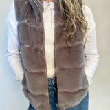Vince Faux Fur Vest