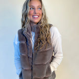 Vince Faux Fur Vest