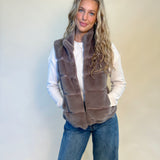 Vince Faux Fur Vest