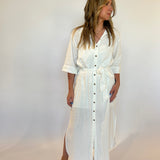 Brise Linen Midi Dress