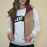 Kansas Reversible Puffer Vest