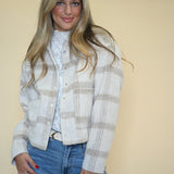 Women’s Z Supply Plaid Shacket featuring button-front closure and soft brushed fabric for a laid-back, lived-in look.