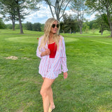 The Perfect Line Short - Cabana Red