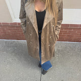 Dorian Suede Trench