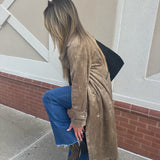 Dorian Suede Trench