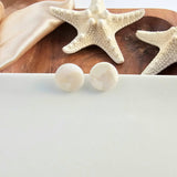 Sophie Studs - Breezy White // Earrings, Spring, Summer