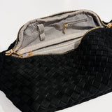 Susie Suede Bum Bag: Black