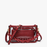 Jessica Stadium Clear Crossbody Bag – Chain Strap