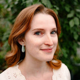 Julie Hoops - Sage // Spring, Summer Jewelry, Earrings
