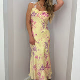 Elyria Satin Midi Dress