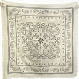 Sasha Oversized Bandana Scarf: Taupe