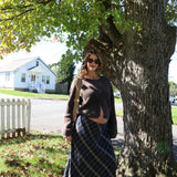 Cozy women’s winter cardigan with plush fluffy knit texture available at Shear Boutique in Olney, MD
