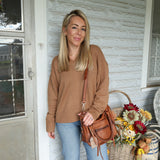 Cloud Spun V-neck Sweater