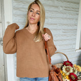 Cloud Spun V-neck Sweater