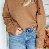 Cloud Spun V-neck Sweater