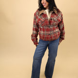 Dear John cream crewneck sweatshirt featuring soft fabric and unique horizontal stripes in a mixed texture.