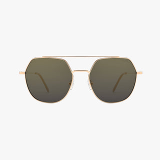 PALM BRONZE Polarized Premium Metal Geometric Sunglasses