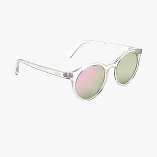 HERON CLEAR BLUSH - POLARIZED - WHOLESALE: Clear / Gloss / Blush Mirror