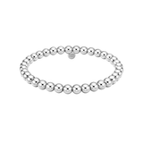 Classic 5MM | Gold Filled Beaded Bracelet: Gold Filled / Stretchy 6.5"
