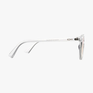 HERON CLEAR BLUSH - POLARIZED - WHOLESALE: Clear / Gloss / Blush Mirror