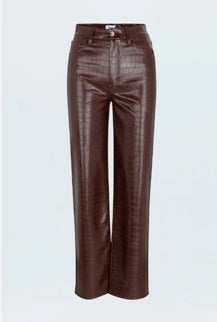 pistola product image of Cassie Super High Rise Straight Pant - Tobacco Croc
Shear Boutique women's clothing boutique fall 