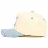 God is Good Trucker Hat: Denim