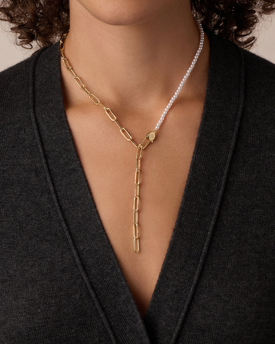 アクセサリー pointless journey CHAIN NECKLACE Florence Pearl Chain Necklace - Gold | Necklaces | Shear Boutique