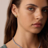 Shell Statement Studs - Gold