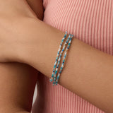 Harbor Bracelet Set - Gold / Mix Amazonite