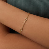 Parker Charm Link Bracelet - Gold