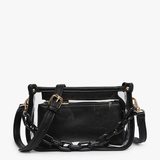 Jessica Stadium Clear Crossbody Bag – Chain Strap