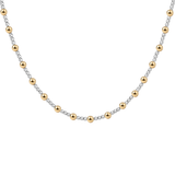 Angelina | Gold Filled Beaded Necklace: Gold Filled