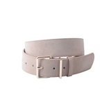 Springtime Suede Belt: Taupe