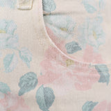 Steve Madden Sydnee jean peach beige floral print wide leg fit
