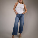 Shear Boutique white tank top spring 2026 ribbed fitted sleeveless top casual everyday outfit