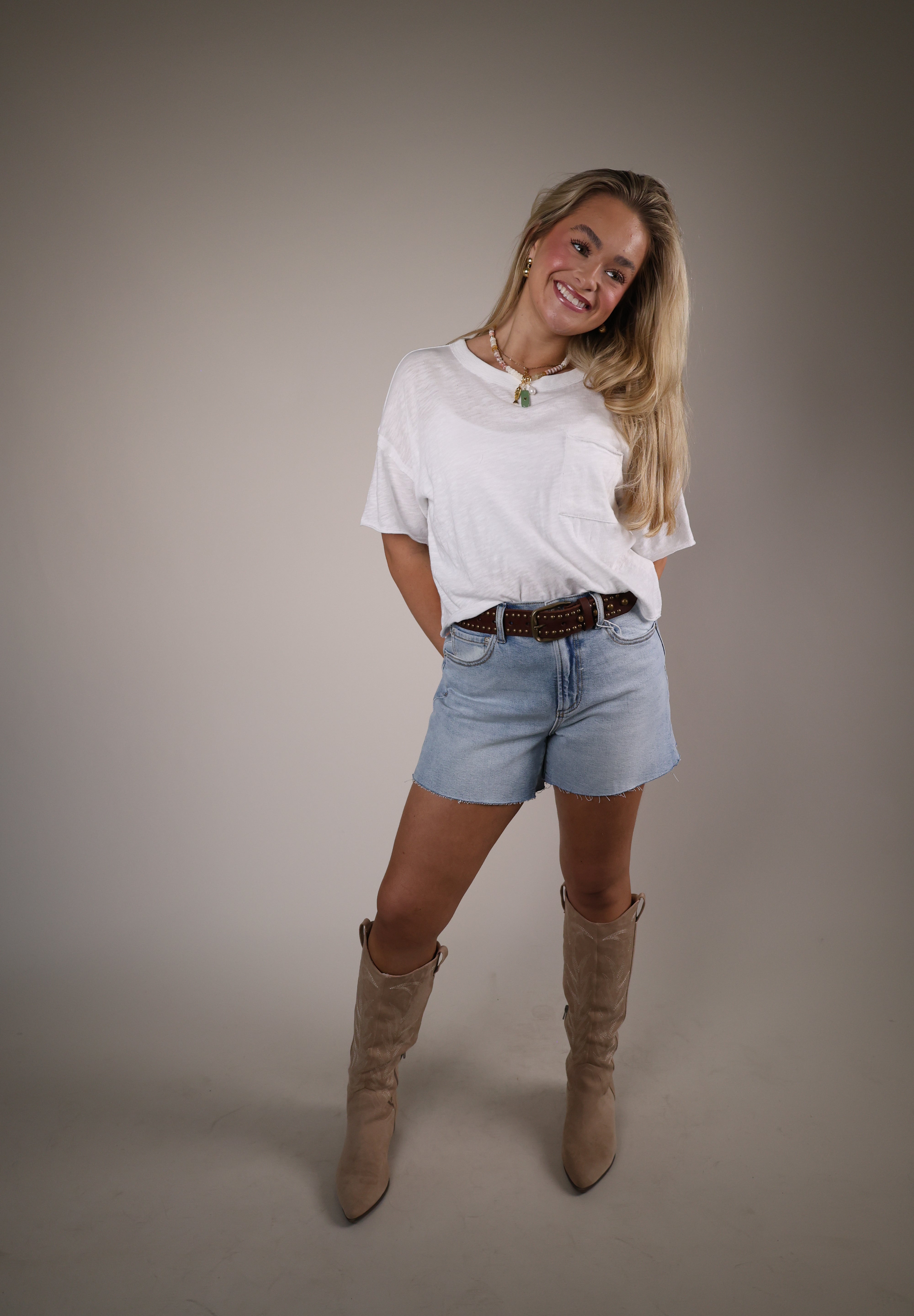 Shear Boutique Spring 2026 pocket tee women’s relaxed fit t shirt lightweight everyday basic top