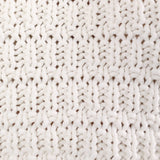 Minimalist Pistola Katya sweater in white textured knit with a comfortable relaxed fit.
