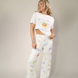 Relaxed Z Supply Vintage Tropic pants with lightweight fabric and whimsical coastal print.