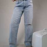 Vintage-inspired Pistola Hendrix Baggy Fix jeans with a baggy silhouette and subtle distressed accents.