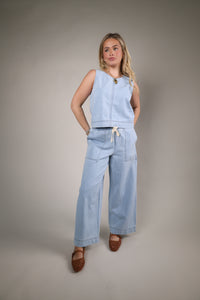 Sun Seeker Denim Tank